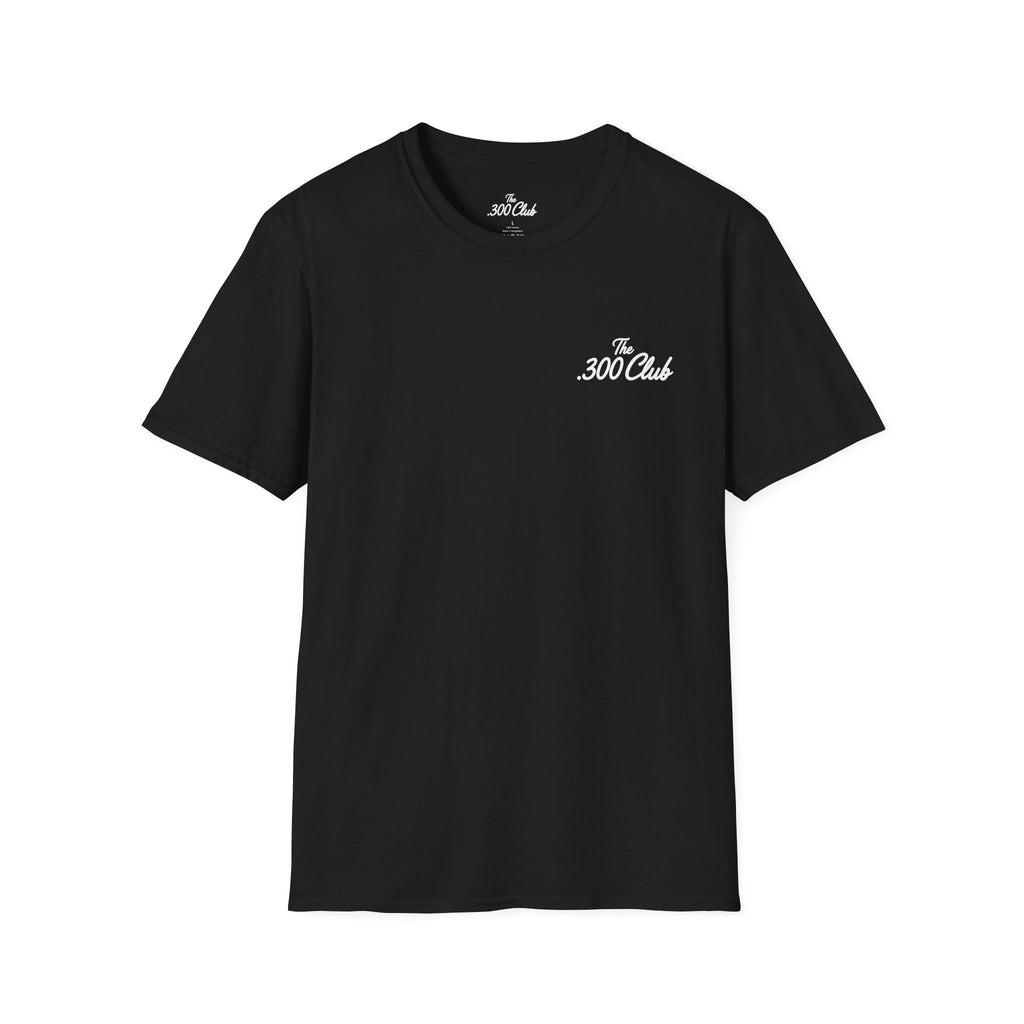 The .300 Club T-Shirt — Minimal Script Tee (Featuring Pretzel Pete)