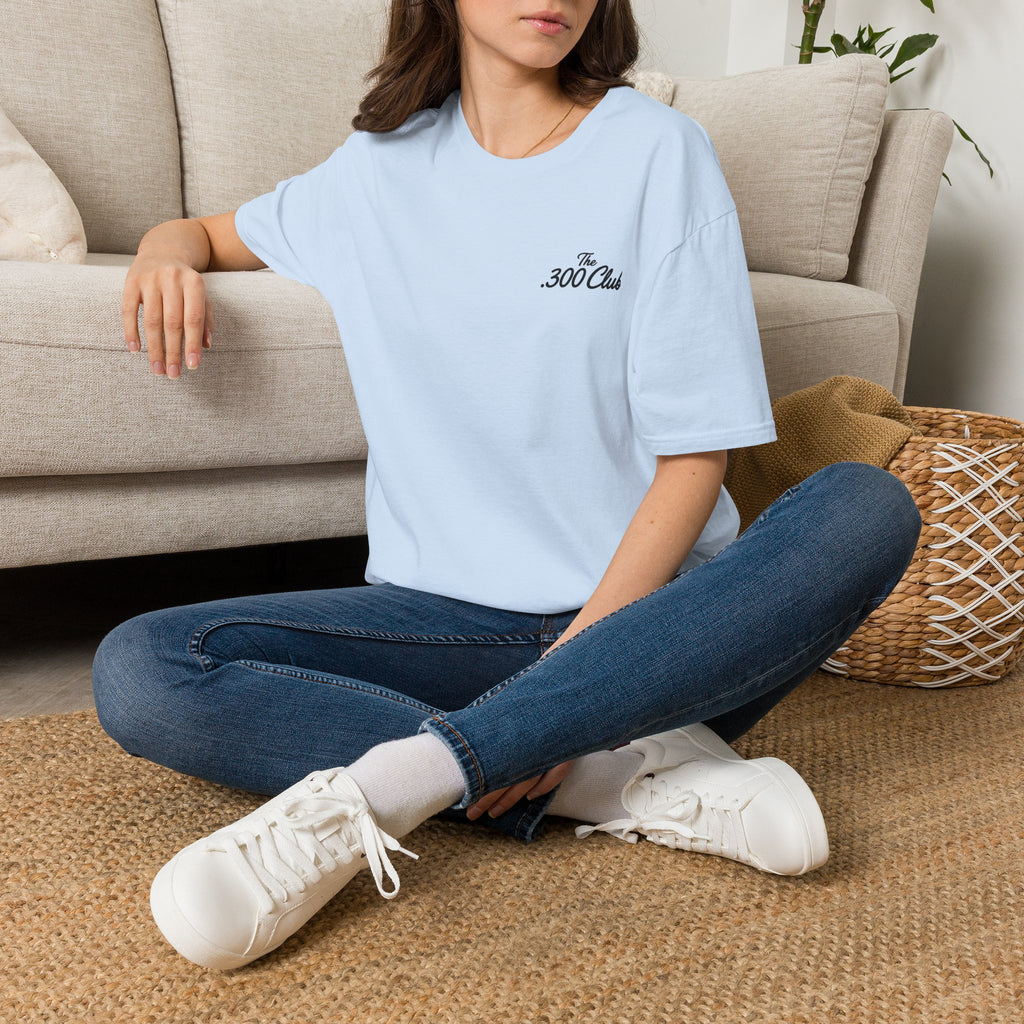 The .300 Club T-Shirt — Minimal Script Tee (Featuring Pretzel Pete)