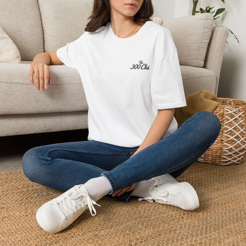 The .300 Club T-Shirt — Minimal Script Tee (Featuring Pretzel Pete)