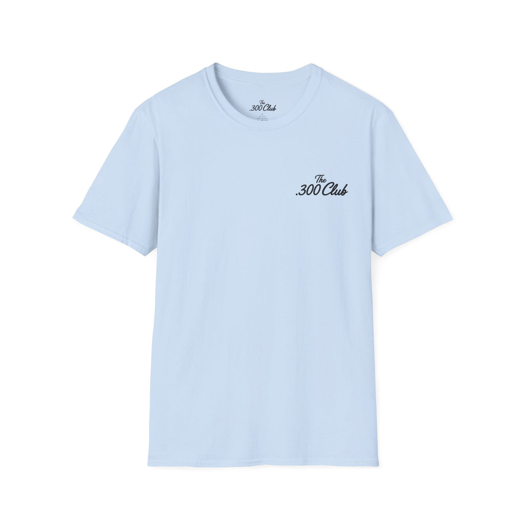 The .300 Club T-Shirt — Minimal Script Tee (Featuring Pretzel Pete)