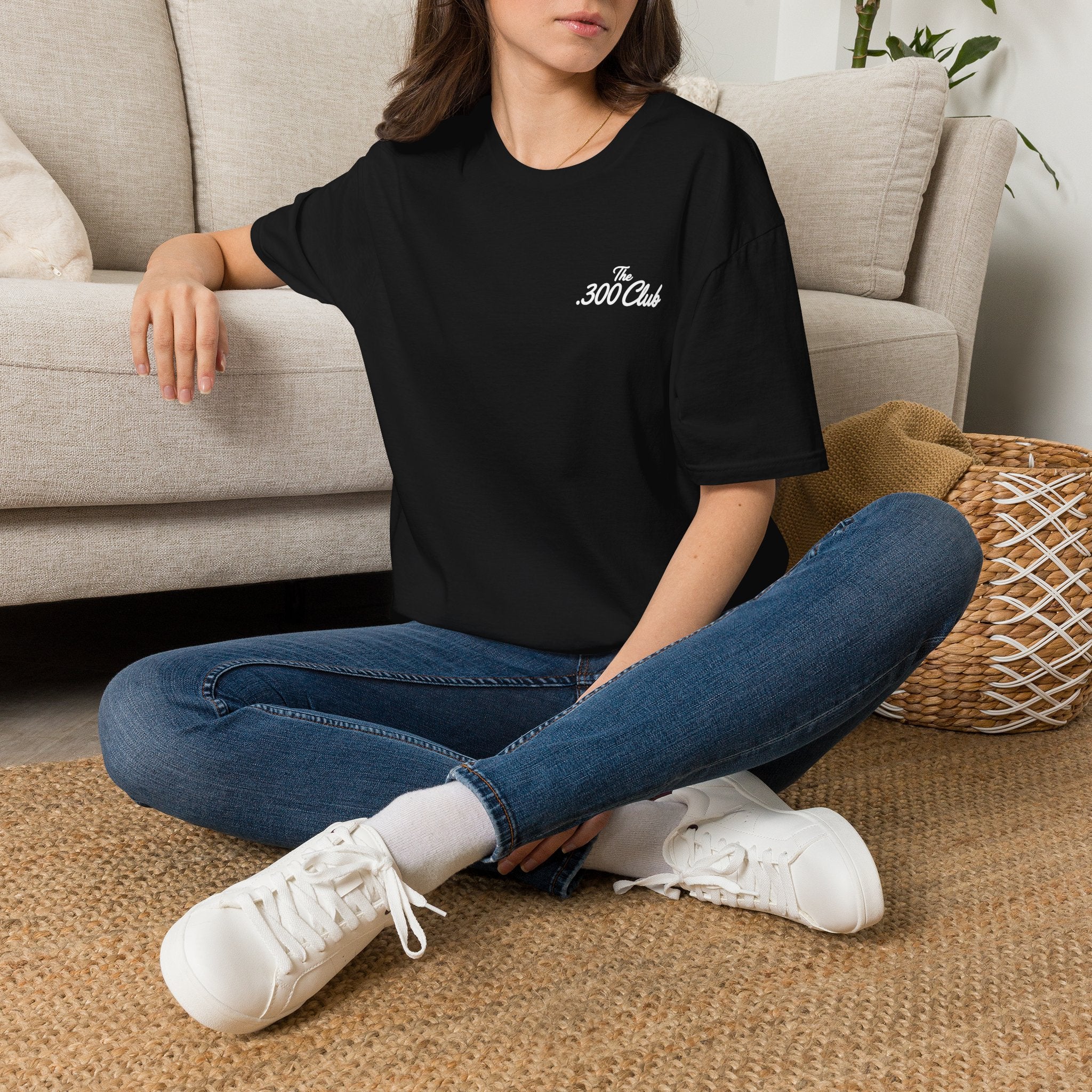 The .300 Club T-Shirt — Minimal Script Tee (Featuring Pretzel Pete)