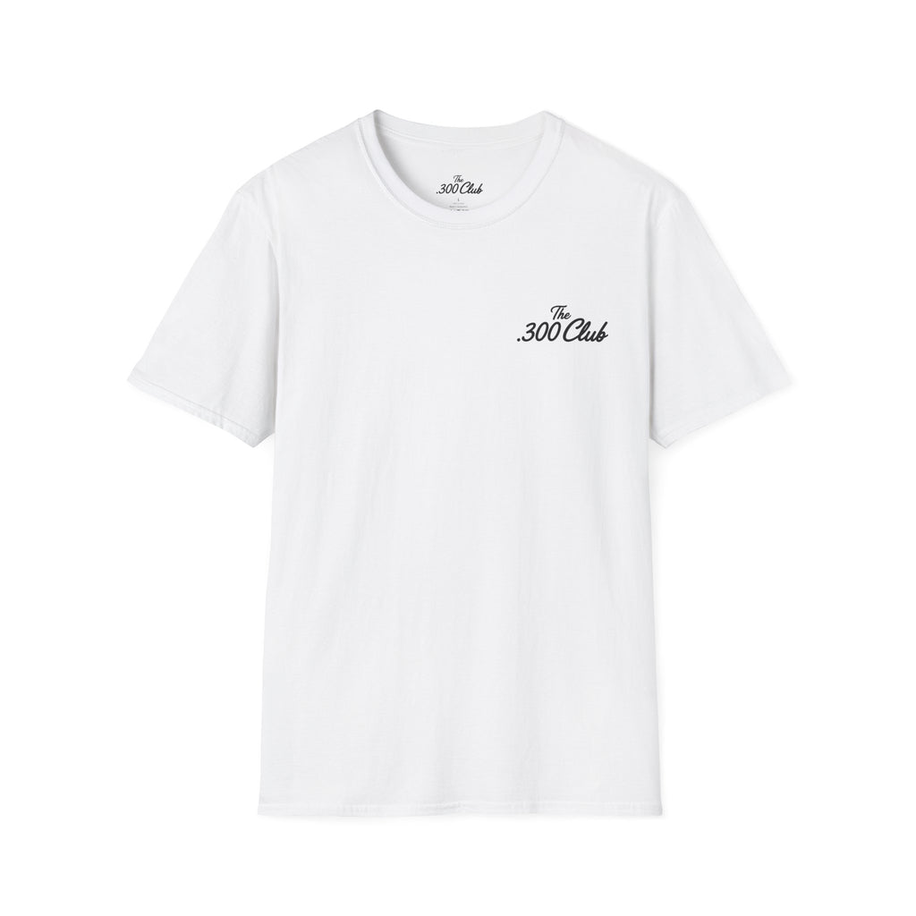 The .300 Club T-Shirt — Minimal Script Tee (Featuring Pretzel Pete)