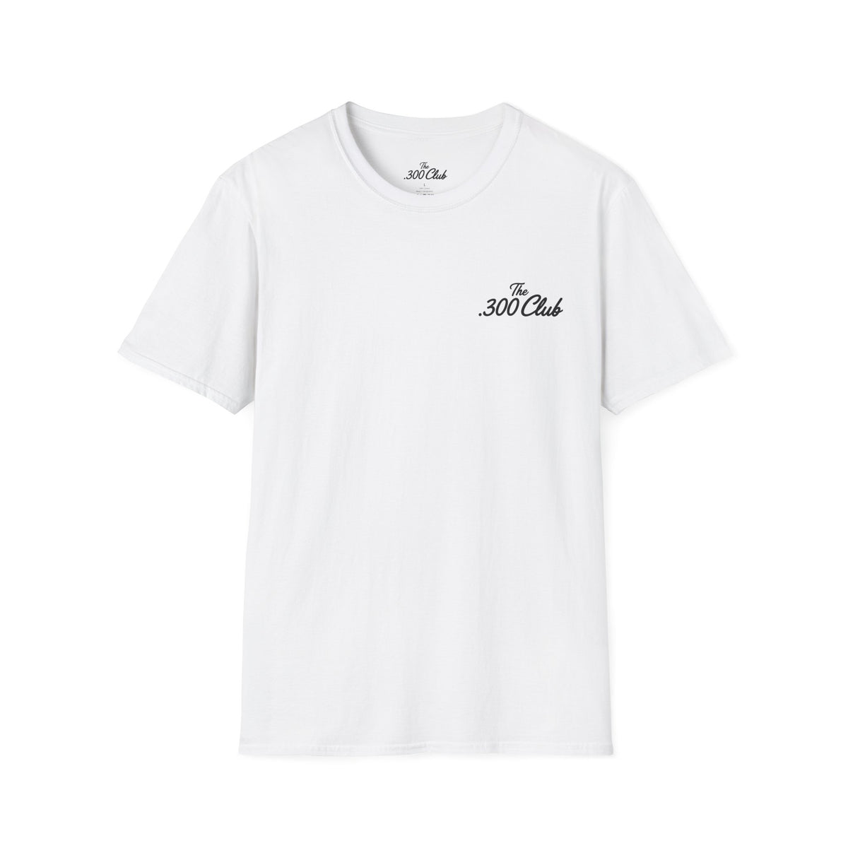 The .300 Club T-Shirt — Minimal Script Tee (Featuring Pretzel Pete)